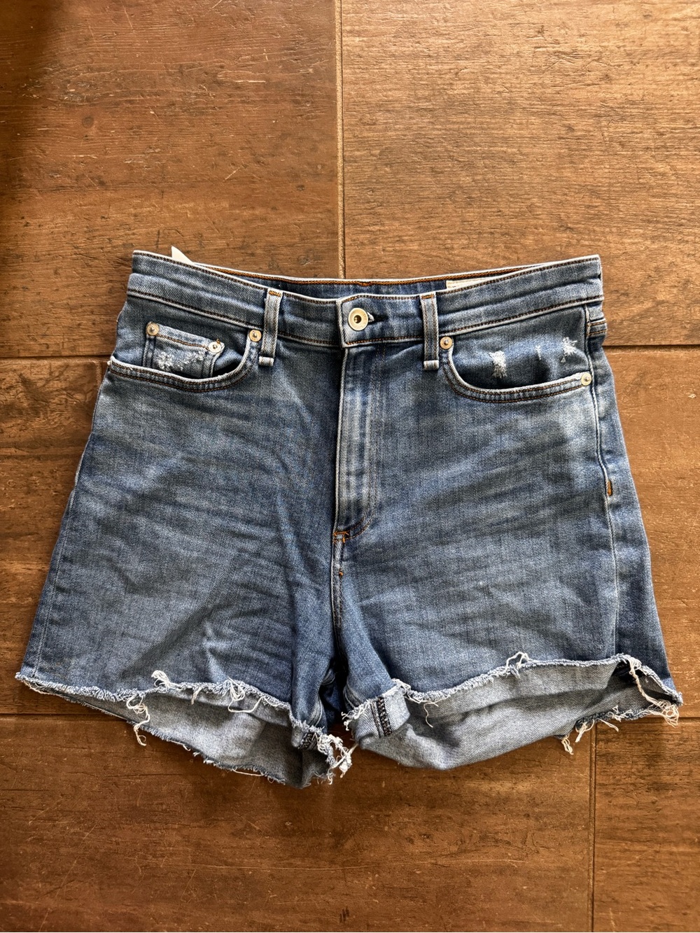 Rag & Bone Nina High Rise Short, Color Palmer, Size 28